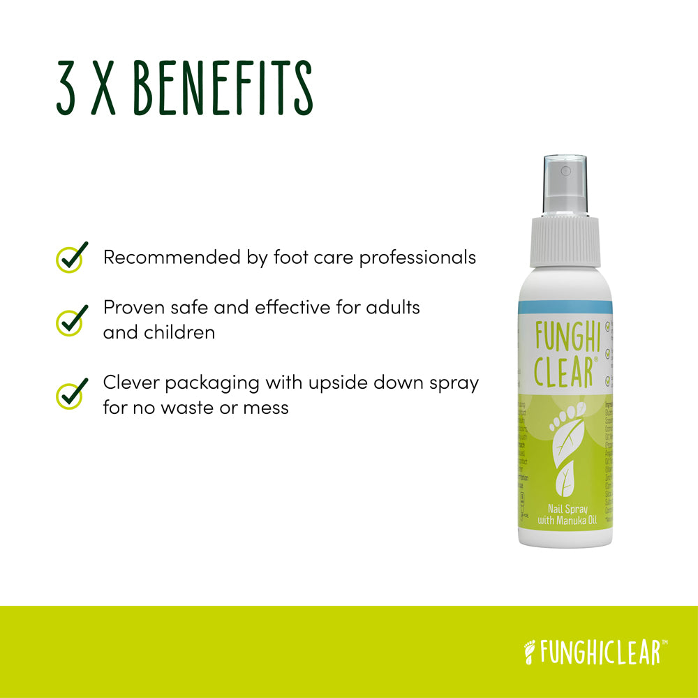 FunghiClear® - Nail Spray with Manuka Oil - 1.7 fl / 50ml