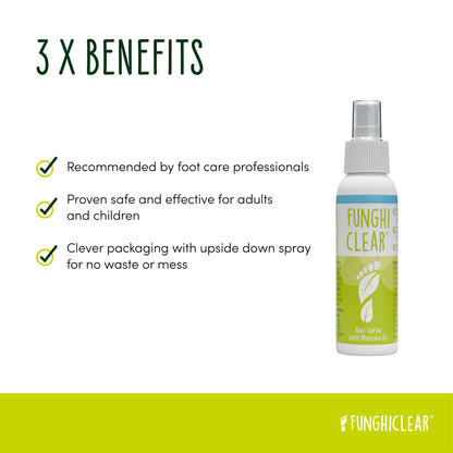 FunghiClear® - Nail Spray with Manuka Oil - 3 fl / 88.7ml